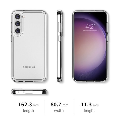 Crong Crystal Shield Cover - Etui Samsung Galaxy S23+ (przezroczysty) Crong Crystal Shield Cover - Etui Samsung Galaxy S23+ (przezroczysty)