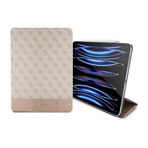 Guess 4G Stripe Allover - Etui iPad Pro 12.9" (2022-2020) (Różowy) Guess 4G Stripe Allover - Etui iPad Pro 12.9" (2022-2020) (Różowy)