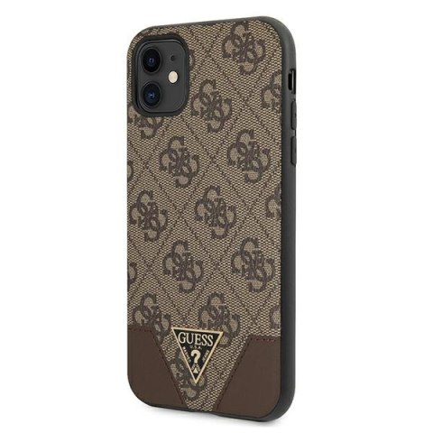 Guess 4G Triangle Collection - Etui iPhone 11 (brązowy) Guess 4G Triangle Collection - Etui iPhone 11 (brązowy)
