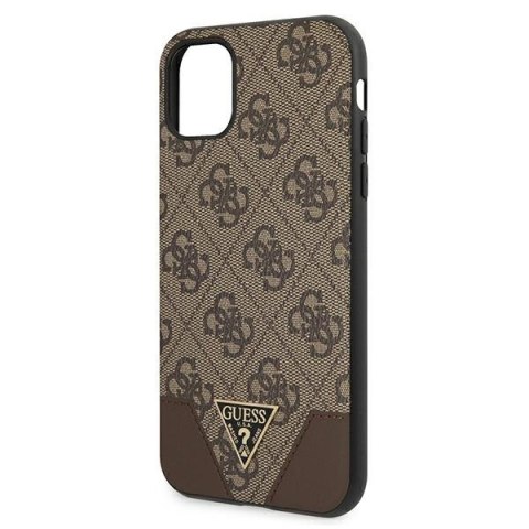 Guess 4G Triangle Collection - Etui iPhone 11 (brązowy) Guess 4G Triangle Collection - Etui iPhone 11 (brązowy)