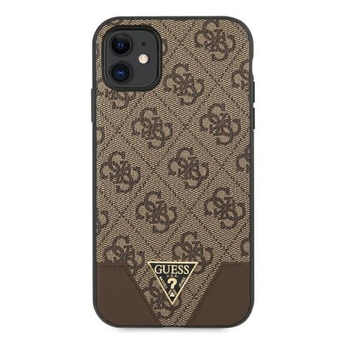 Guess 4G Triangle Collection - Etui iPhone 11 (brązowy) Guess 4G Triangle Collection - Etui iPhone 11 (brązowy)