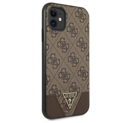 Guess 4G Triangle Collection - Etui iPhone 11 (brązowy) Guess 4G Triangle Collection - Etui iPhone 11 (brązowy)
