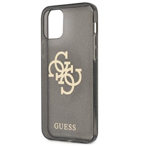 Guess Glitter 4G Big Logo - Etui iPhone 12 Pro Max (czarny) Guess Glitter 4G Big Logo - Etui iPhone 12 Pro Max (czarny)