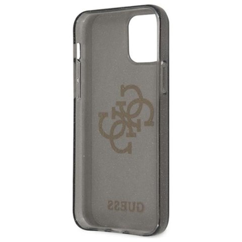 Guess Glitter 4G Big Logo - Etui iPhone 12 Pro Max (czarny) Guess Glitter 4G Big Logo - Etui iPhone 12 Pro Max (czarny)
