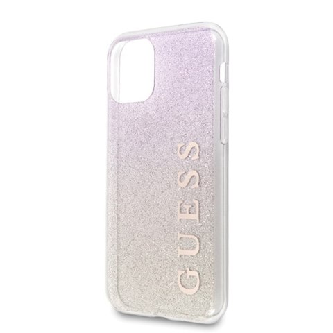 Guess Glitter Gradient - Etui iPhone 11 Pro Max (Gold/Pink) Guess Glitter Gradient - Etui iPhone 11 Pro Max (Gold/Pink)