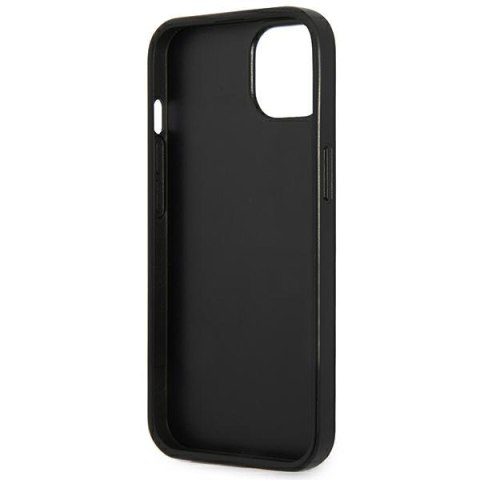 Guess Saffiano Triangle Logo Case - Etui iPhone 13 mini (srebrny) Guess Saffiano Triangle Logo Case - Etui iPhone 13 mini (srebrny)