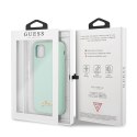 Guess Silicone Vintage - Etui iPhone 11 Pro Max (zielony)