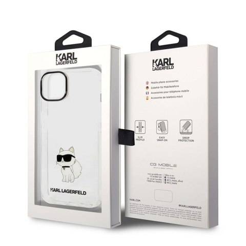Karl Lagerfeld IML NFT Choupette - Etui iPhone 14 Plus (przezroczysty) Karl Lagerfeld IML NFT Choupette - Etui iPhone 14 Plus (przezroczysty)