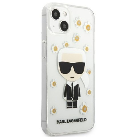 Karl Lagerfeld Iconic Karl Flower - Etui iPhone 13 Mini (przezroczysty) Karl Lagerfeld Iconic Karl Flower - Etui iPhone 13 Mini (przezroczysty)