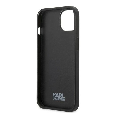 Karl Lagerfeld Iconic Karl Flower - Etui iPhone 13 Mini (szary) Karl Lagerfeld Iconic Karl Flower - Etui iPhone 13 Mini (szary)