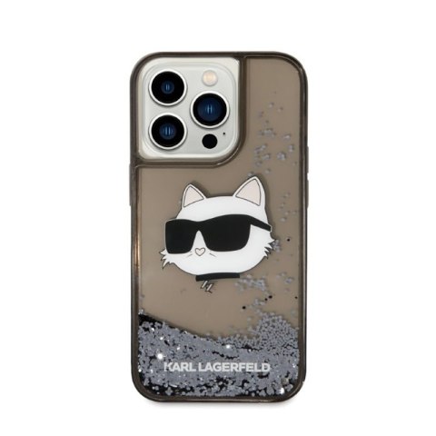 Karl Lagerfeld Liquid Glitter NFT Choupette Head - Etui iPhone 14 Pro Max (czarny) Karl Lagerfeld Liquid Glitter NFT Choupette Head - Etui iPhone 14 Pro Max (czarny)