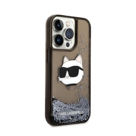 Karl Lagerfeld Liquid Glitter NFT Choupette Head - Etui iPhone 14 Pro Max (czarny) Karl Lagerfeld Liquid Glitter NFT Choupette Head - Etui iPhone 14 Pro Max (czarny)