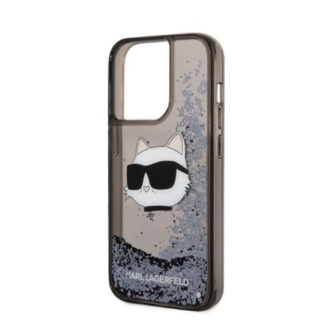 Karl Lagerfeld Liquid Glitter NFT Choupette Head - Etui iPhone 14 Pro Max (czarny) Karl Lagerfeld Liquid Glitter NFT Choupette Head - Etui iPhone 14 Pro Max (czarny)