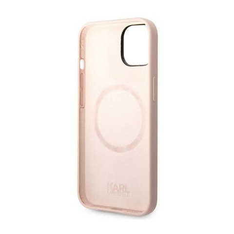 Karl Lagerfeld Liquid Silicone Karl & Choupette MagSafe - Etui iPhone 14 Plus (różowy) Karl Lagerfeld Liquid Silicone Karl & Choupette MagSafe - Etui iPhone 14 Plus (różowy)