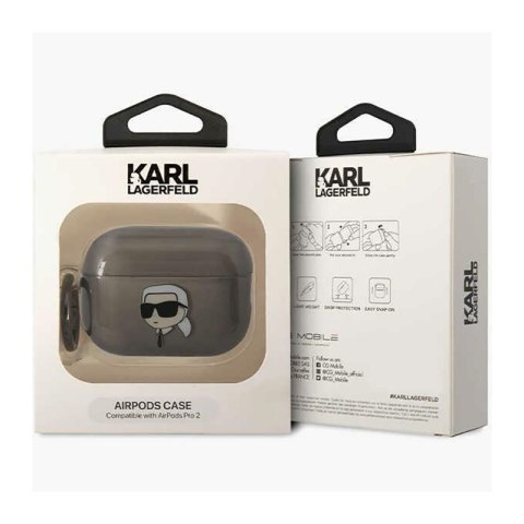 Karl Lagerfeld NFT Ikonik Karl Head - Etui AirPods Pro 2 (czarny) Karl Lagerfeld NFT Ikonik Karl Head - Etui AirPods Pro 2 (czarny)