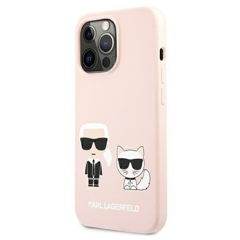 Karl Lagerfeld Slilicone Karl & Choupette Magsafe - Etui iPhone 13 Pro Max (różowy) Karl Lagerfeld Slilicone Karl & Choupette Magsafe - Etui iPhone 13 Pro Max (różowy)