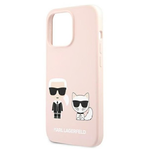 Karl Lagerfeld Slilicone Karl & Choupette Magsafe - Etui iPhone 13 Pro Max (różowy) Karl Lagerfeld Slilicone Karl & Choupette Magsafe - Etui iPhone 13 Pro Max (różowy)