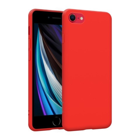 Crong Color Cover - Etui iPhone SE (2022/2020) / 8 / 7 (czerwony) Crong Color Cover - Etui iPhone SE (2022/2020) / 8 / 7 (czerwony)
