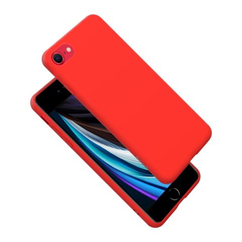 Crong Color Cover - Etui iPhone SE (2022/2020) / 8 / 7 (czerwony) Crong Color Cover - Etui iPhone SE (2022/2020) / 8 / 7 (czerwony)