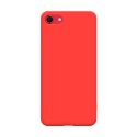 Crong Color Cover - Etui iPhone SE (2022/2020) / 8 / 7 (czerwony)