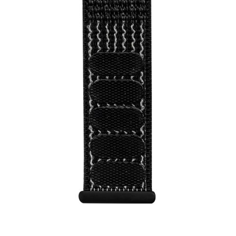 Crong Nylon Reflex - Pasek sportowy do Apple Watch 38/40/41/42 mm (czarny) Crong Nylon Reflex - Pasek sportowy do Apple Watch 38/40/41/42 mm (czarny)