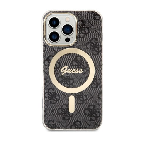 Guess 4G MagSafe - Etui iPhone 13 Pro (Czarny) Guess 4G MagSafe - Etui iPhone 13 Pro (Czarny)
