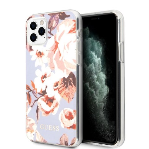 Guess Flower Shiny Collection N2 - Etui iPhone 11 Pro Max (Lilac) Guess Flower Shiny Collection N2 - Etui iPhone 11 Pro Max (Lilac)