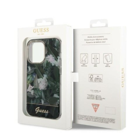 Guess Jungle Case - Etui iPhone 14 Pro Max (zielony) Guess Jungle Case - Etui iPhone 14 Pro Max (zielony)