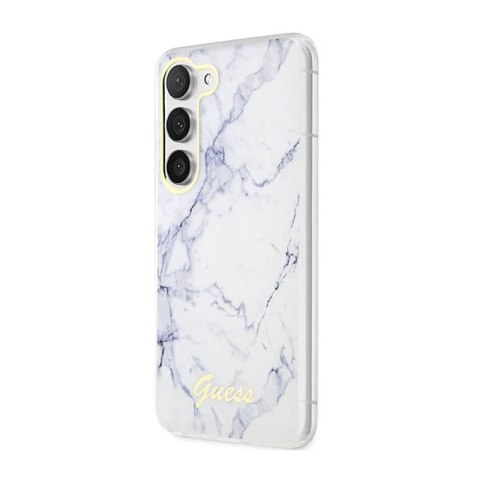 Guess Marble Collection - Etui Samsung Galaxy S23 (biały) Guess Marble Collection - Etui Samsung Galaxy S23 (biały)