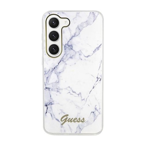 Guess Marble Collection - Etui Samsung Galaxy S23 (biały) Guess Marble Collection - Etui Samsung Galaxy S23 (biały)