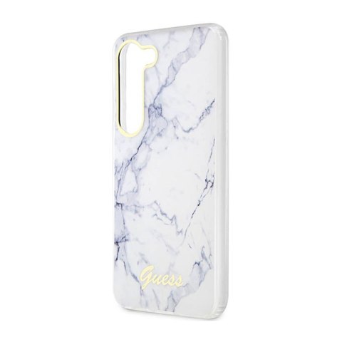 Guess Marble Collection - Etui Samsung Galaxy S23 (biały) Guess Marble Collection - Etui Samsung Galaxy S23 (biały)