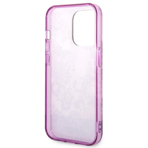 Guess Porcelain Collection - Etui iPhone 14 Pro Max (fuksja) Guess Porcelain Collection - Etui iPhone 14 Pro Max (fuksja)