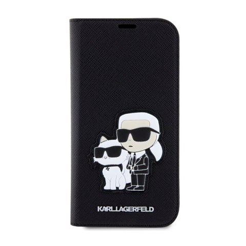 Karl Lagerfeld Booktype NFT Saffiano Karl & Choupette - Etui iPhone 14 (Czarny) Karl Lagerfeld Booktype NFT Saffiano Karl & Choupette - Etui iPhone 14 (Czarny)
