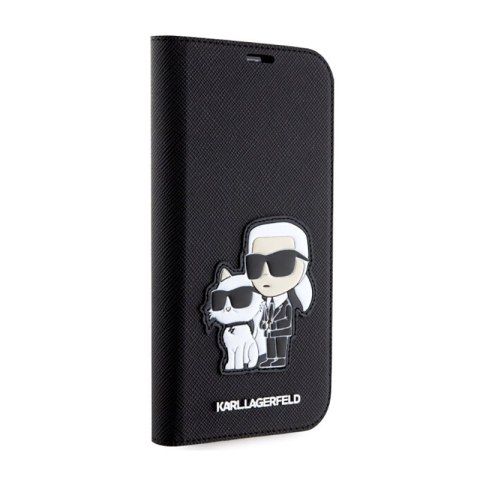 Karl Lagerfeld Booktype NFT Saffiano Karl & Choupette - Etui iPhone 14 (Czarny) Karl Lagerfeld Booktype NFT Saffiano Karl & Choupette - Etui iPhone 14 (Czarny)