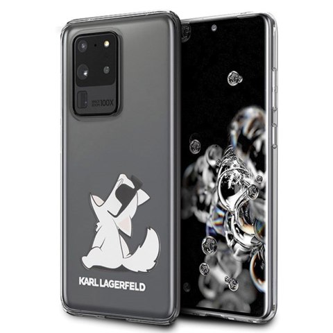 Karl Lagerfeld Choupette Fun Sunglasses - Etui Samsung Galaxy S20 Ultra (przezroczysty) Karl Lagerfeld Choupette Fun Sunglasses - Etui Samsung Galaxy S20 Ultra (przezroczysty)