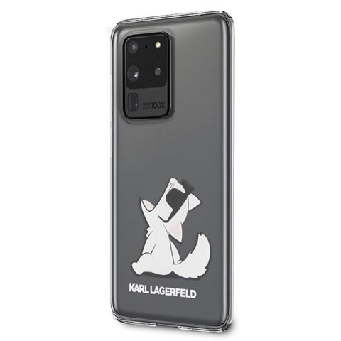 Karl Lagerfeld Choupette Fun Sunglasses - Etui Samsung Galaxy S20 Ultra (przezroczysty) Karl Lagerfeld Choupette Fun Sunglasses - Etui Samsung Galaxy S20 Ultra (przezroczysty)