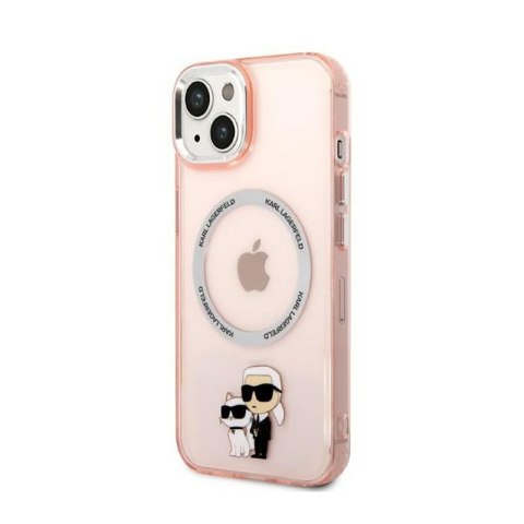 Karl Lagerfeld IML NFT Karl & Choupette MagSafe - Etui iPhone 14 (różowy) Karl Lagerfeld IML NFT Karl & Choupette MagSafe - Etui iPhone 14 (różowy)