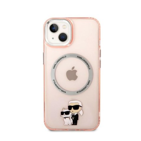 Karl Lagerfeld IML NFT Karl & Choupette MagSafe - Etui iPhone 14 (różowy) Karl Lagerfeld IML NFT Karl & Choupette MagSafe - Etui iPhone 14 (różowy)