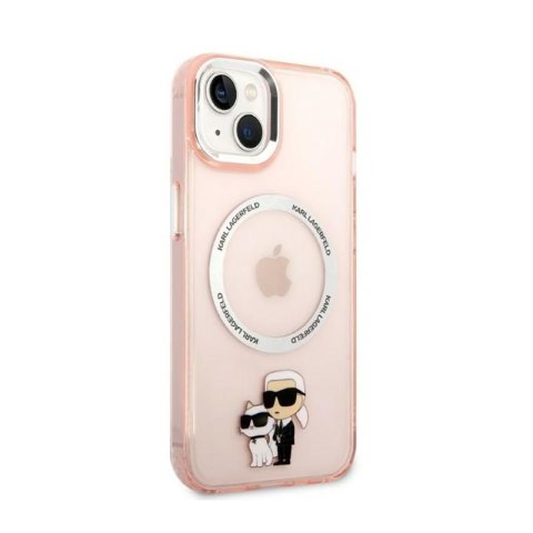 Karl Lagerfeld IML NFT Karl & Choupette MagSafe - Etui iPhone 14 (różowy) Karl Lagerfeld IML NFT Karl & Choupette MagSafe - Etui iPhone 14 (różowy)