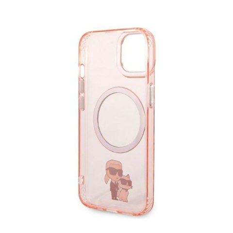 Karl Lagerfeld IML NFT Karl & Choupette MagSafe - Etui iPhone 14 (różowy) Karl Lagerfeld IML NFT Karl & Choupette MagSafe - Etui iPhone 14 (różowy)