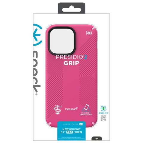 Speck Presidio2 Grip - Antypoślizgowe etui iPhone 14 Pro Max (Digitalpink / Blossompink / White) Speck Presidio2 Grip - Antypoślizgowe etui iPhone 14 Pro Max (Digitalpink / Blossompink / White)