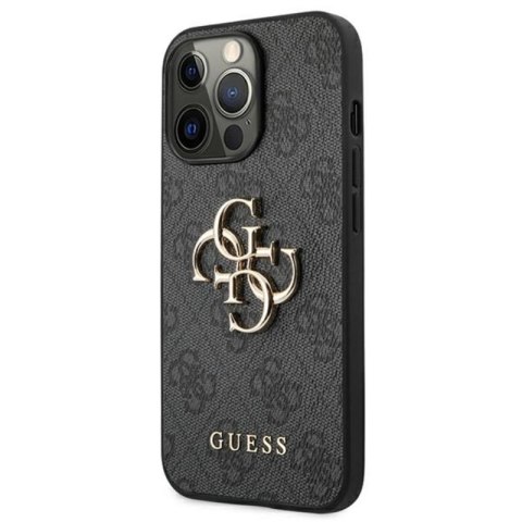 Guess 4G Big Metal Logo - Etui iPhone 13 Pro (szary) Guess 4G Big Metal Logo - Etui iPhone 13 Pro (szary)