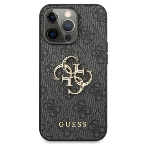 Guess 4G Big Metal Logo - Etui iPhone 13 Pro (szary) Guess 4G Big Metal Logo - Etui iPhone 13 Pro (szary)