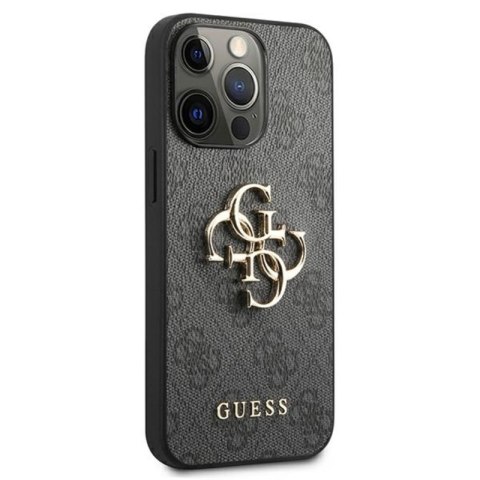 Guess 4G Big Metal Logo - Etui iPhone 13 Pro (szary) Guess 4G Big Metal Logo - Etui iPhone 13 Pro (szary)
