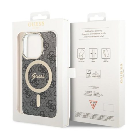 Guess 4G MagSafe - Etui iPhone 13 Pro (Czarny) Guess 4G MagSafe - Etui iPhone 13 Pro (Czarny)
