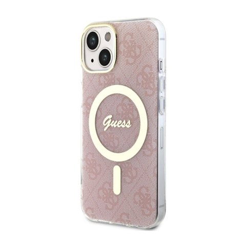 Guess 4G MagSafe - Etui iPhone 14 Plus (Różowy) Guess 4G MagSafe - Etui iPhone 14 Plus (Różowy)