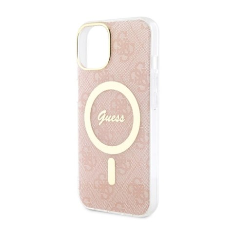 Guess 4G MagSafe - Etui iPhone 14 Plus (Różowy) Guess 4G MagSafe - Etui iPhone 14 Plus (Różowy)