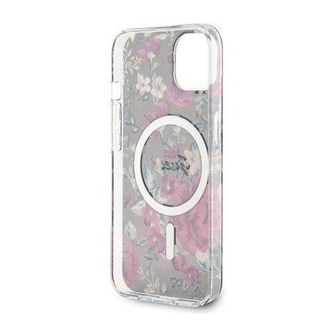 Guess Flower MagSafe - Etui iPhone 14 Plus (Zielony) Guess Flower MagSafe - Etui iPhone 14 Plus (Zielony)