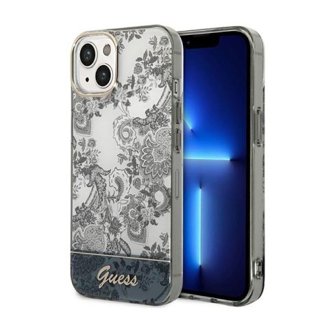 Guess Porcelain Collection - Etui iPhone 14 Plus (szary) Guess Porcelain Collection - Etui iPhone 14 Plus (szary)