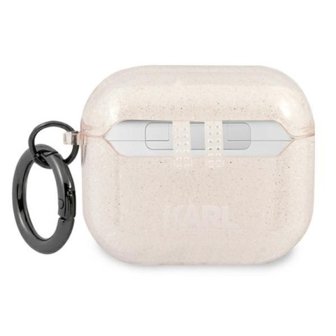 Karl Lagerfeld Choupette Head Glitter - Etui AirPods 3 (złoty) Karl Lagerfeld Choupette Head Glitter - Etui AirPods 3 (złoty)